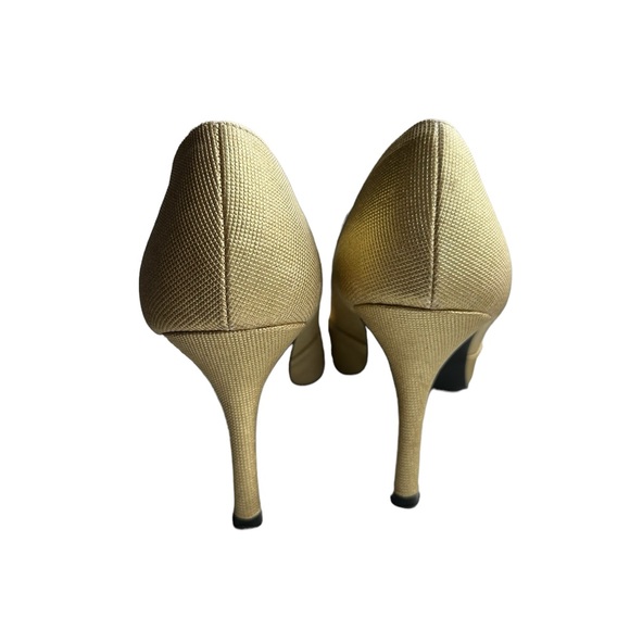 Rampage Maria Women’s Gold Pointed Toe Stilettos Size 8.5 M - Picture 4 of 5